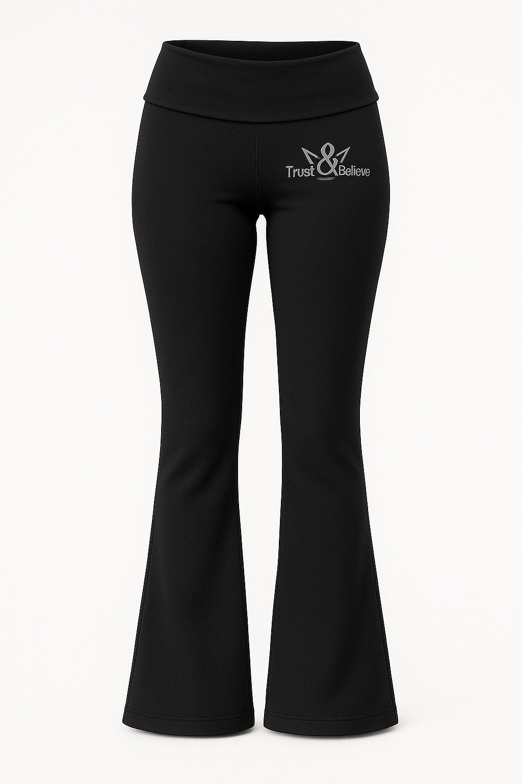 Everyday Fold-Over Waist Flared Yoga Pants